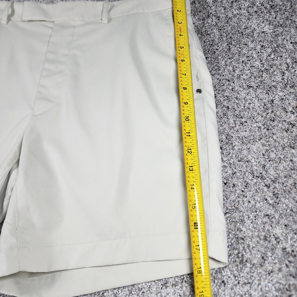 RLX Ralph Lauren Golf Shorts Mens 36 Tailored Fit Performance Beige Excellent - Picture 7 of 16